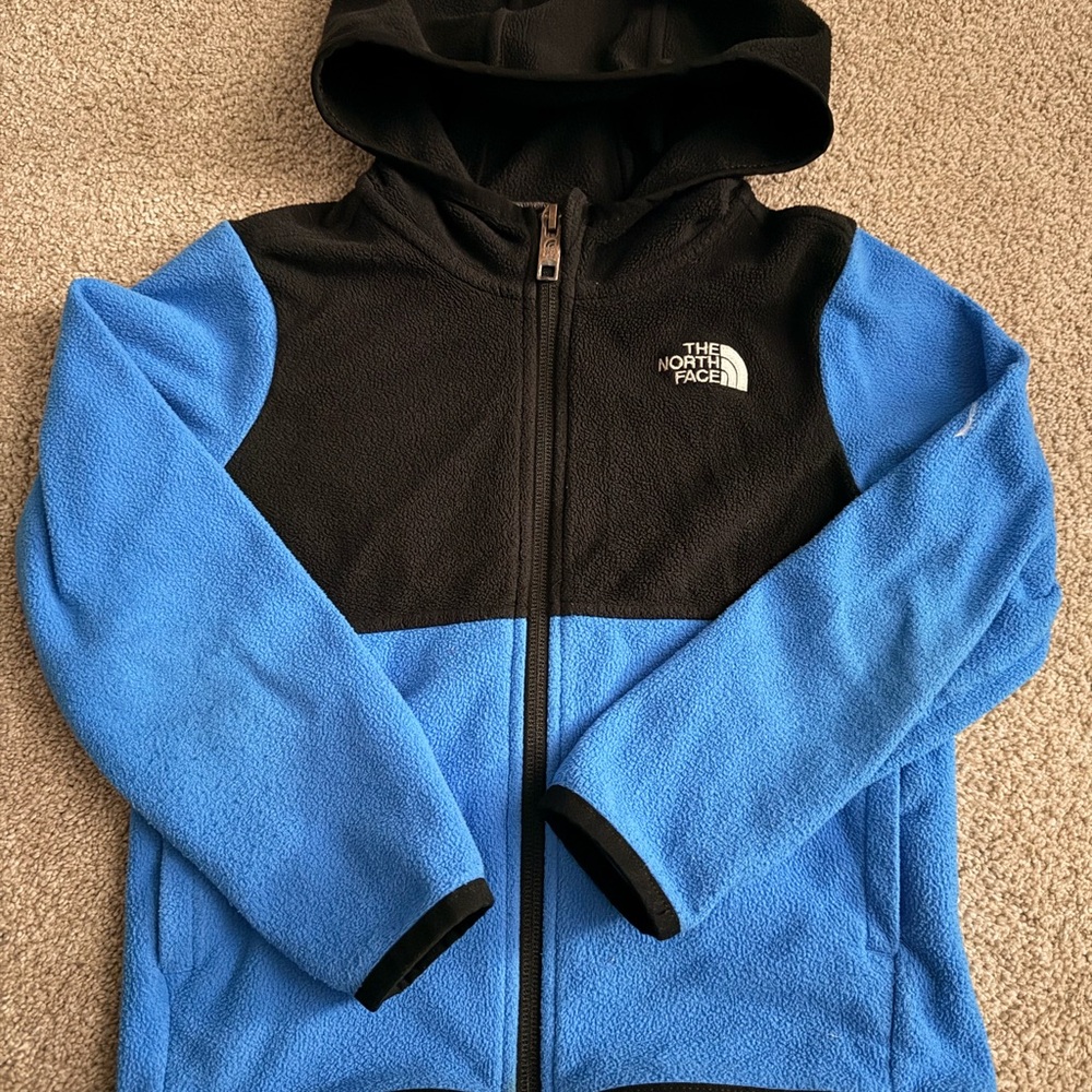 The North Face Kids Two-Tone Blue and Black Hoodie